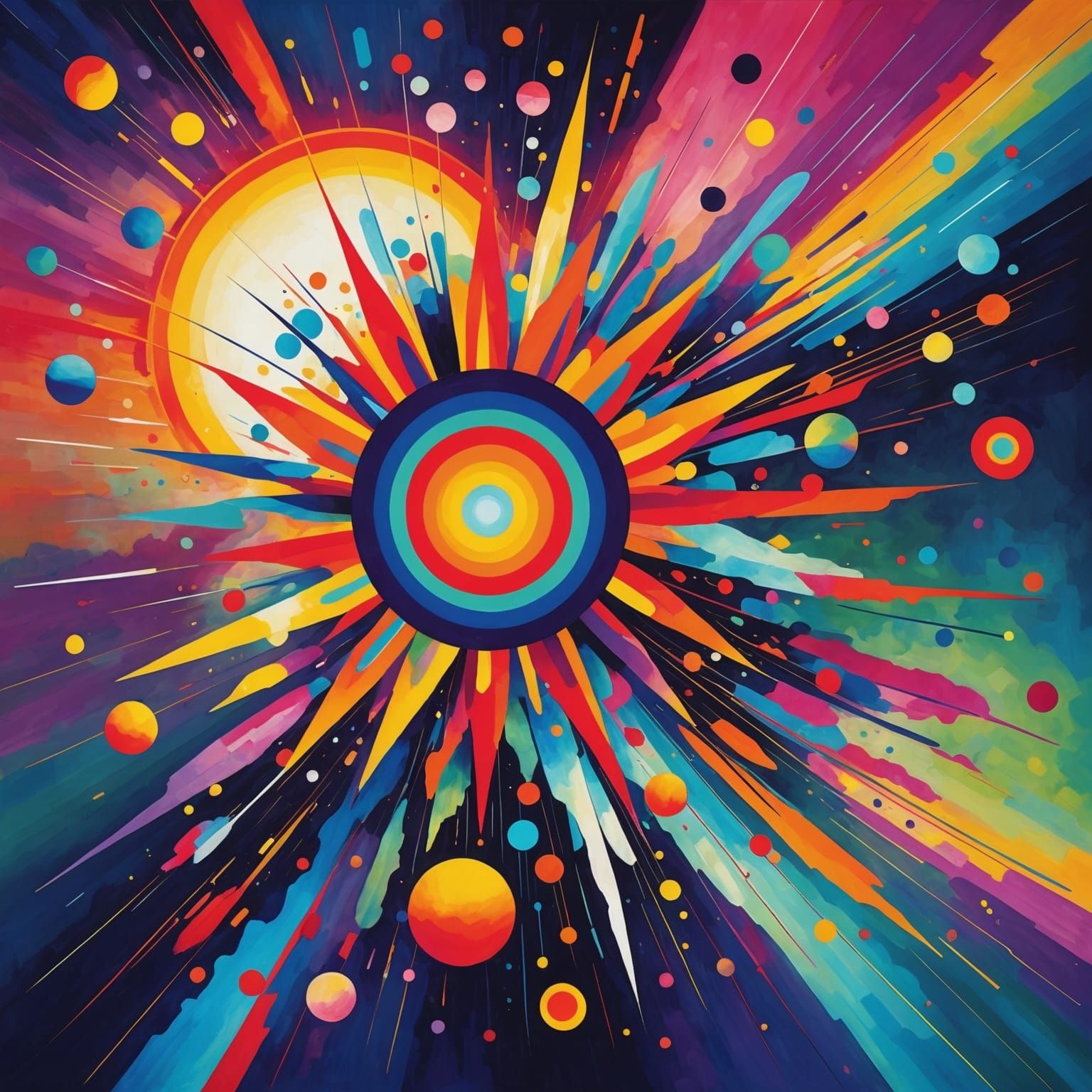 Holographic Solar Winds in Abstract Style