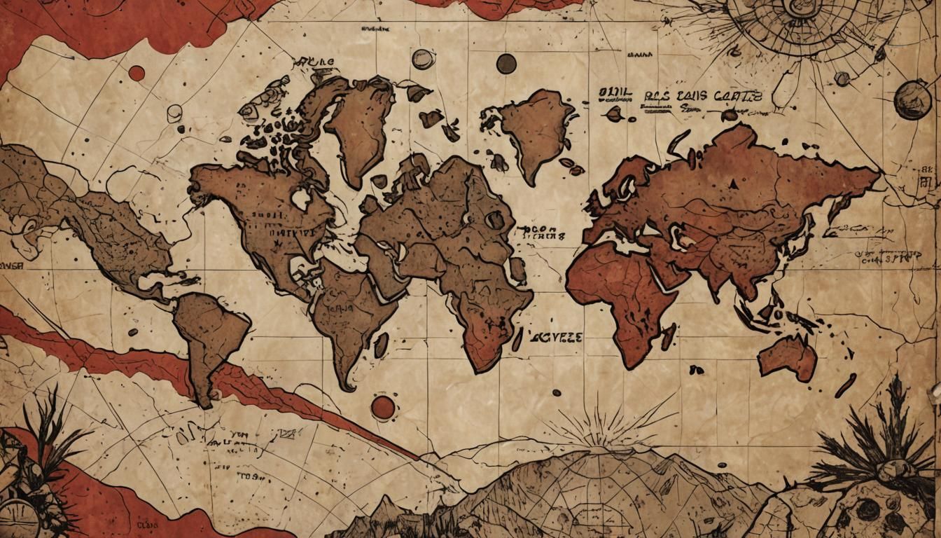 Surreal Martian Landscapes in Retrofuturistic Comic Book Sty...