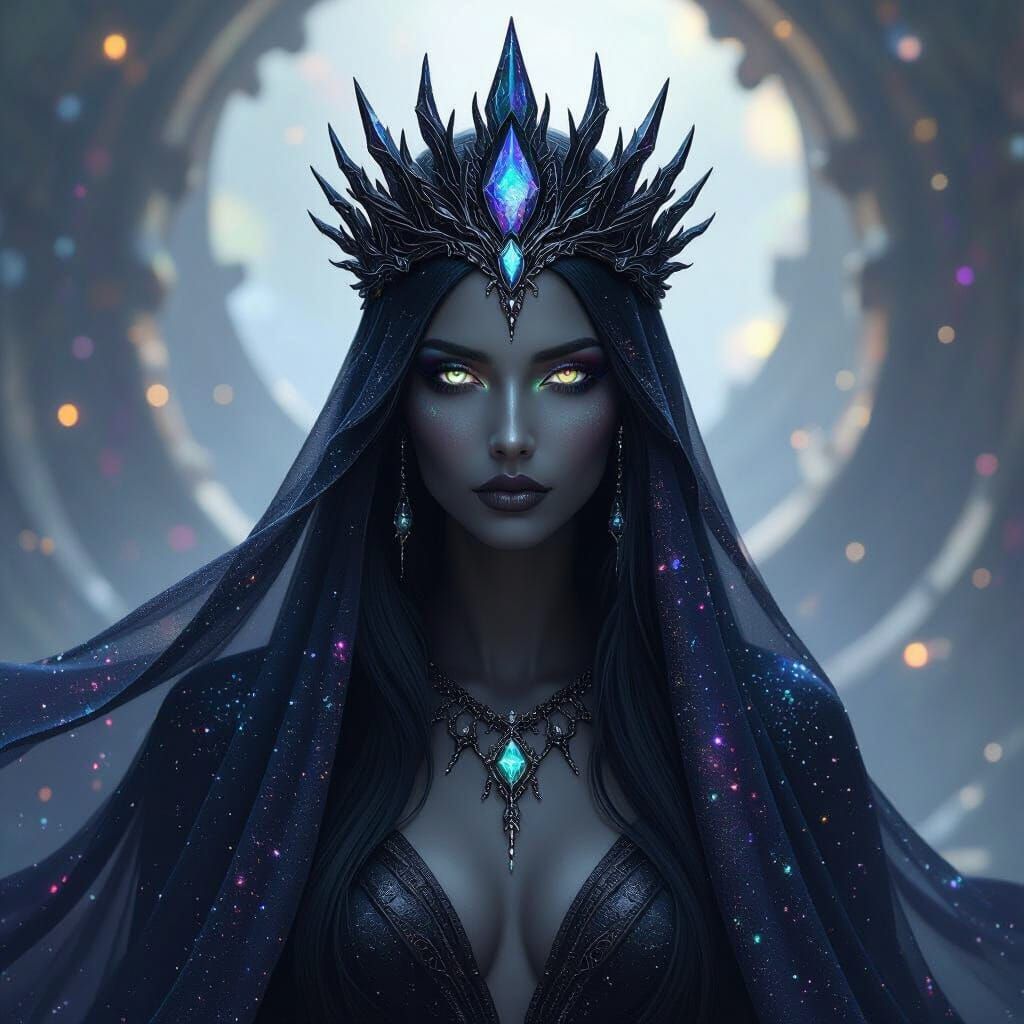 Umbra, Obsidian Sovereign Goddess of Cosmic Darkness