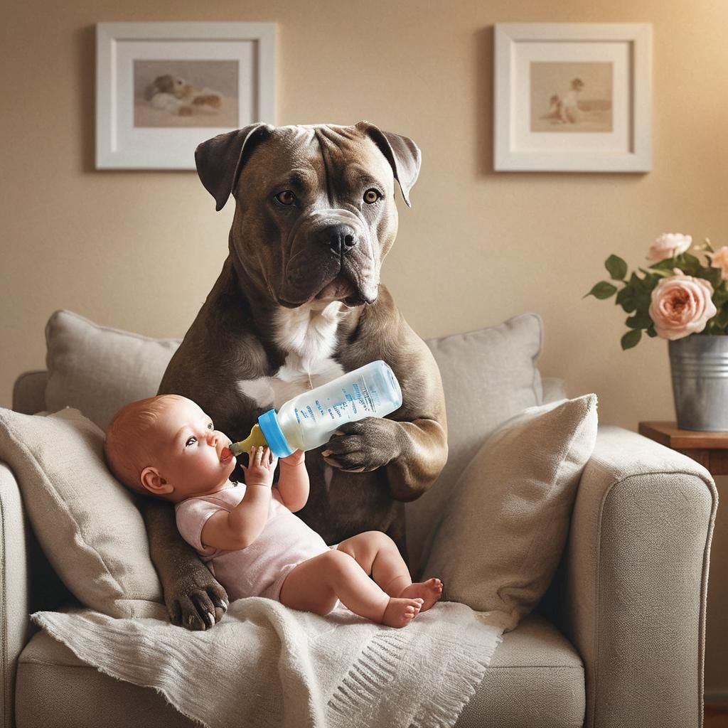 A Loving Moment: Mommy Bully and her Baby Doll