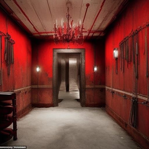 Red room penthouse where they make snuff videos& chains on the walls& torture rack& other torture devices& nobody gets o...