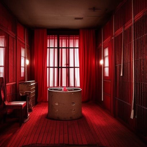 Red room penthouse where they make snuff videos& chains on the walls& torture rack& other torture devices& nobody gets o...