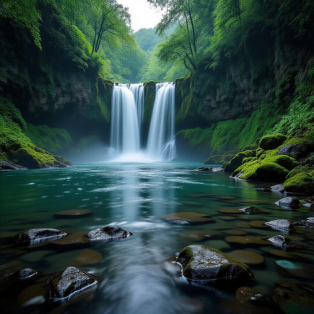 Majestic Waterfall "Vodopad" Professional Photography