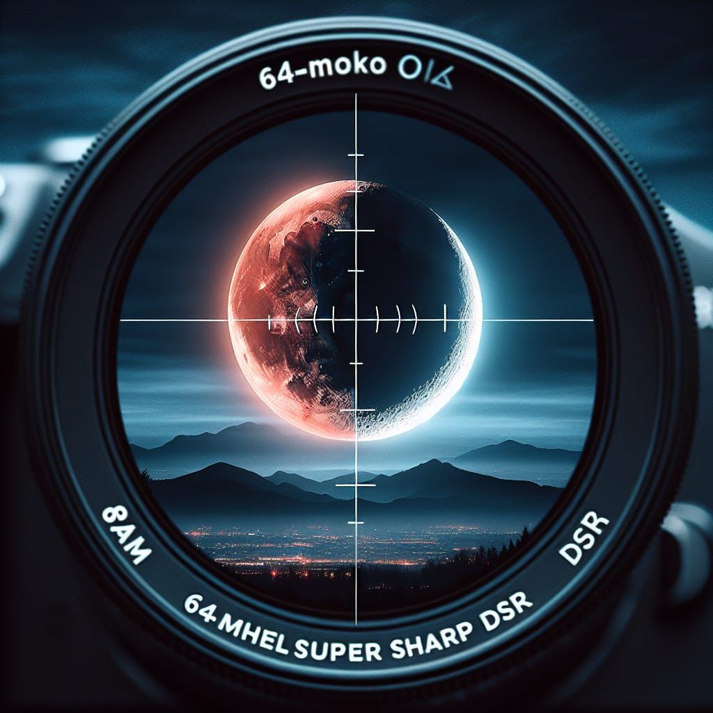 Ominous Moon Rising: Professional Quality Photography