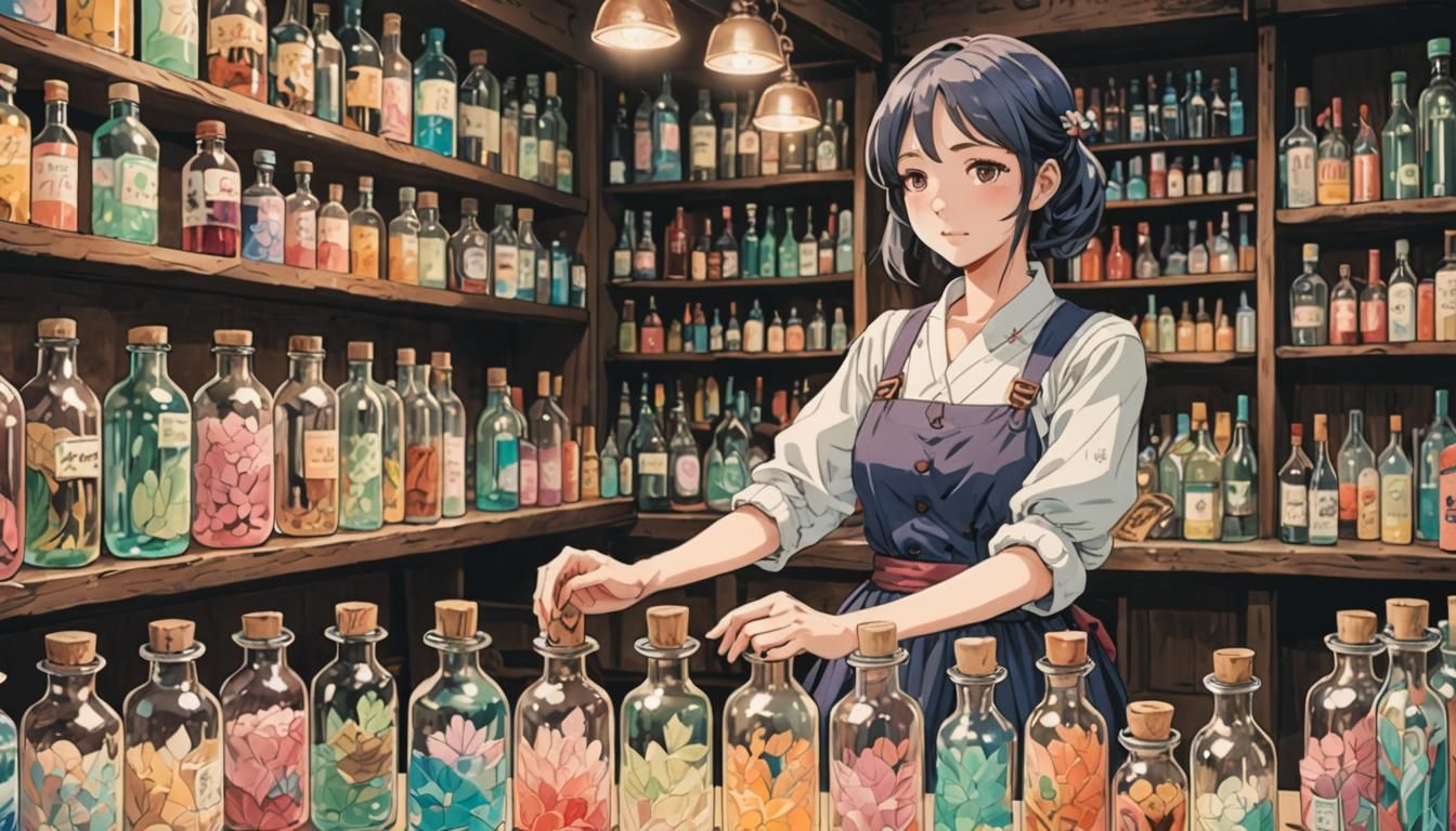 Anime-Style Manga Scan of Dream Shop