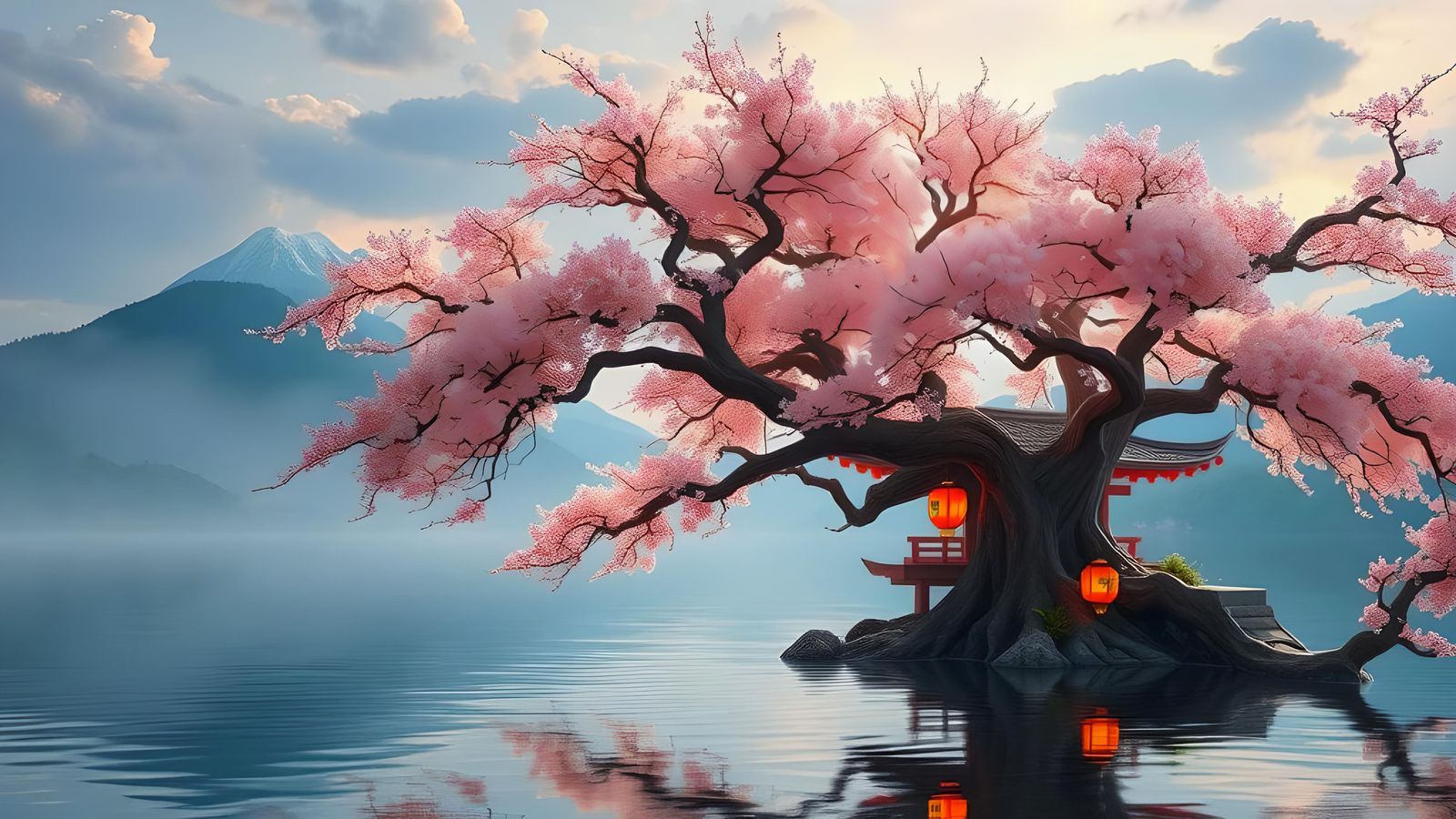The sakura temple
