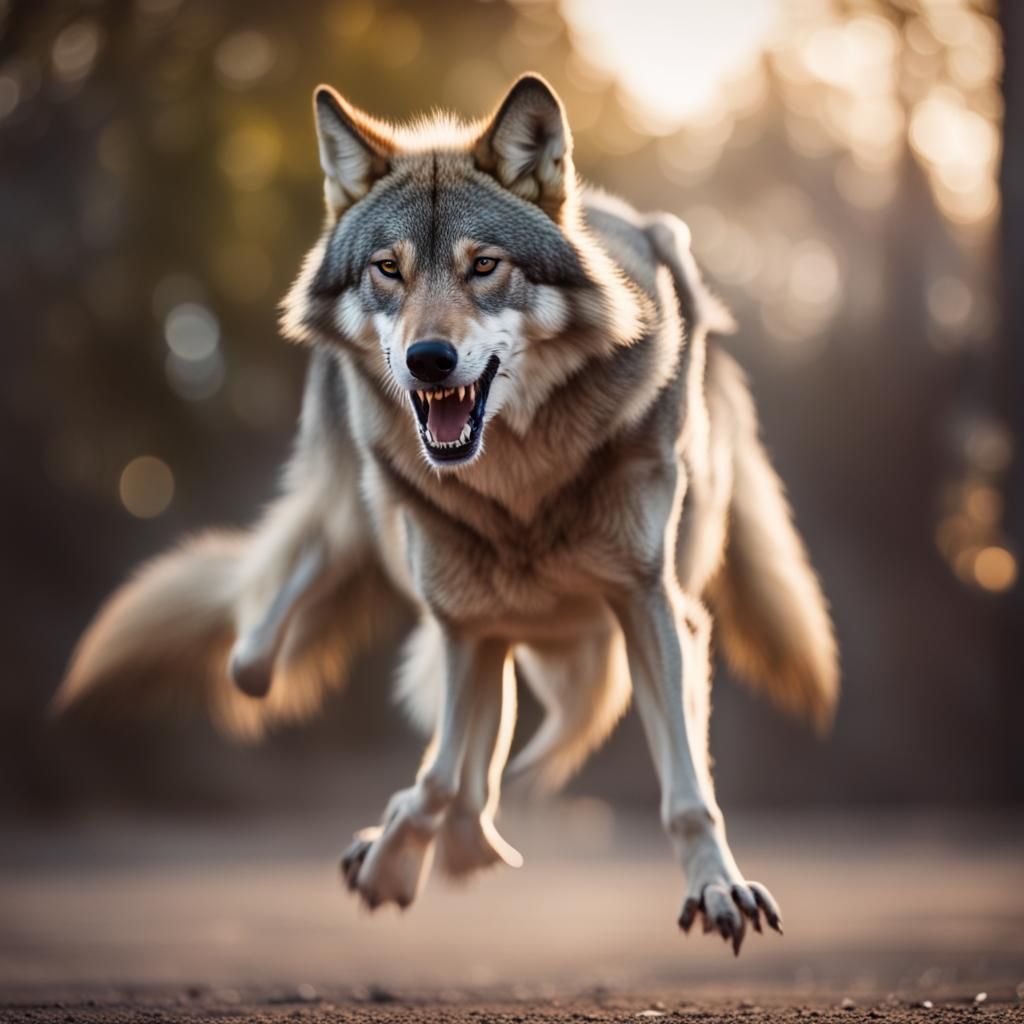 Wolf Dancing to Rock and Roll, Professional Photography