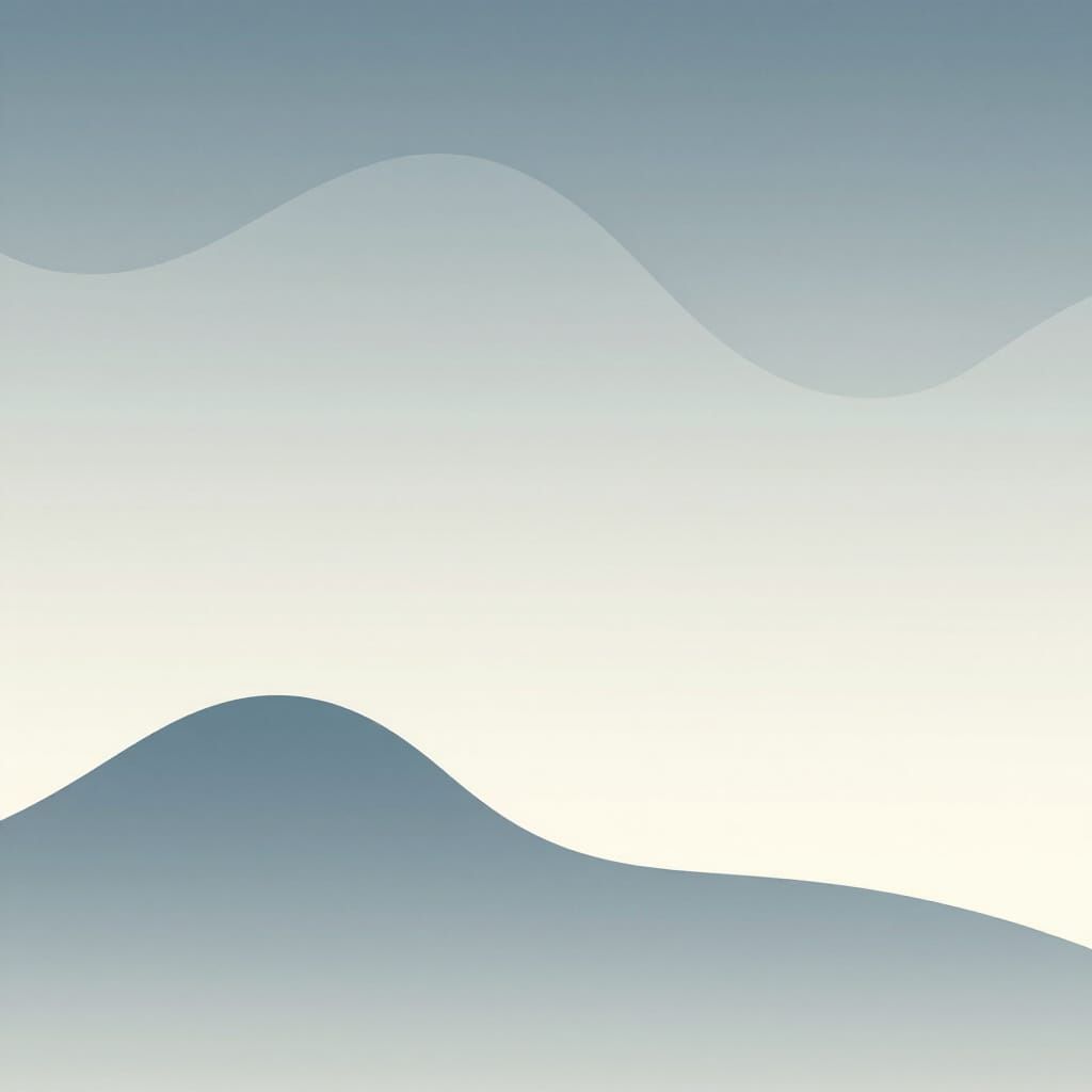 Elegant Abstract Waves in Minimalist Style