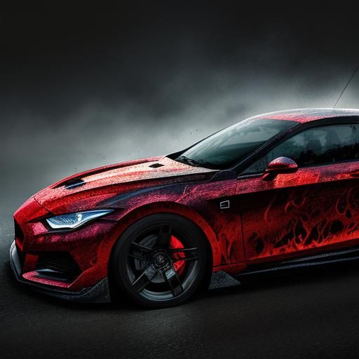 Devil Car on the Road to Hell