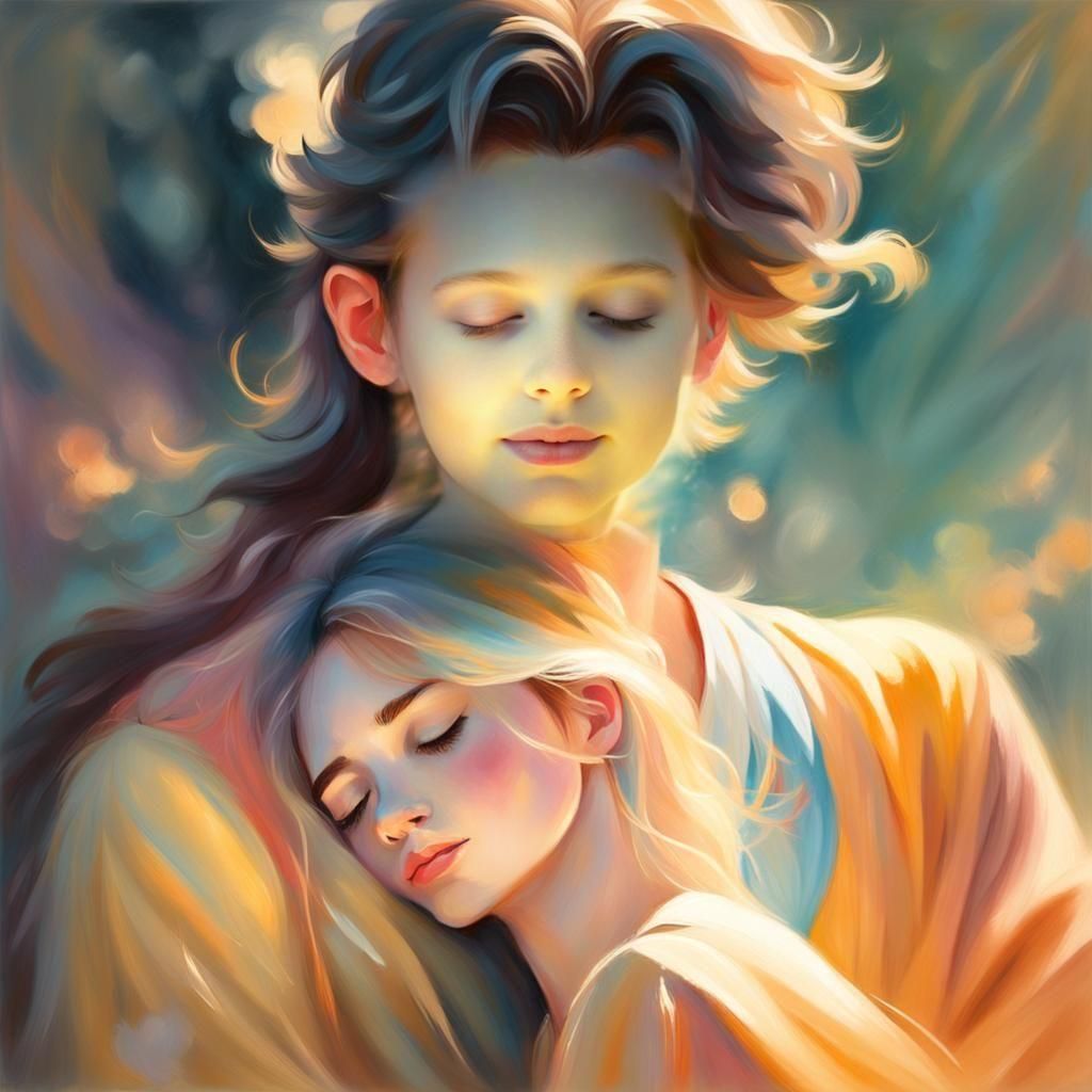 Kissing in Heavenly Sunshine: Soft Focus