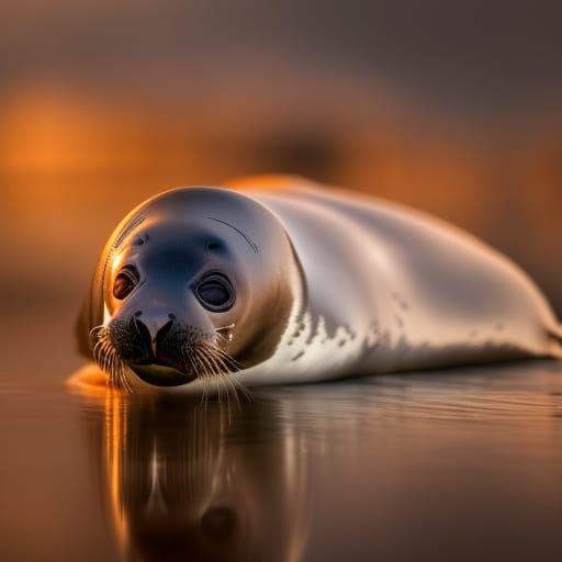 Hyperrealistic Seal in High Definition