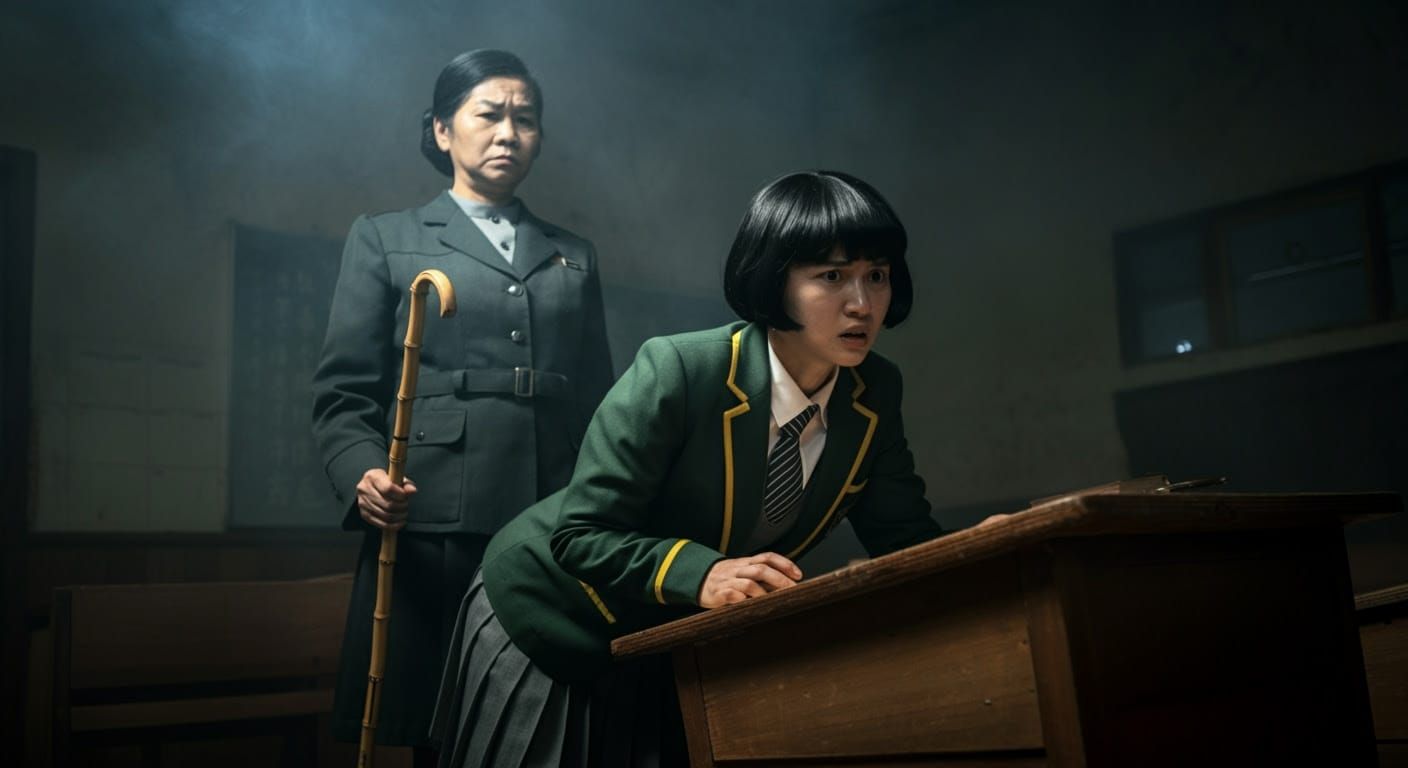 Woman Under Pressure in 1960s Film Noir Style