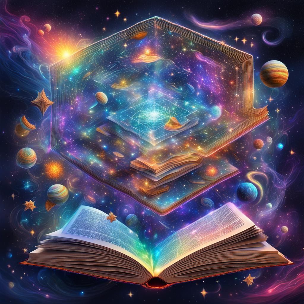 Cosmic Spiritual Power of the Book: Astral Illustration