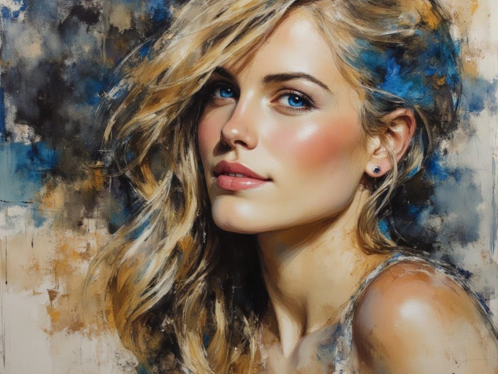 Detailed Impasto Art with Palette Knife Techniques