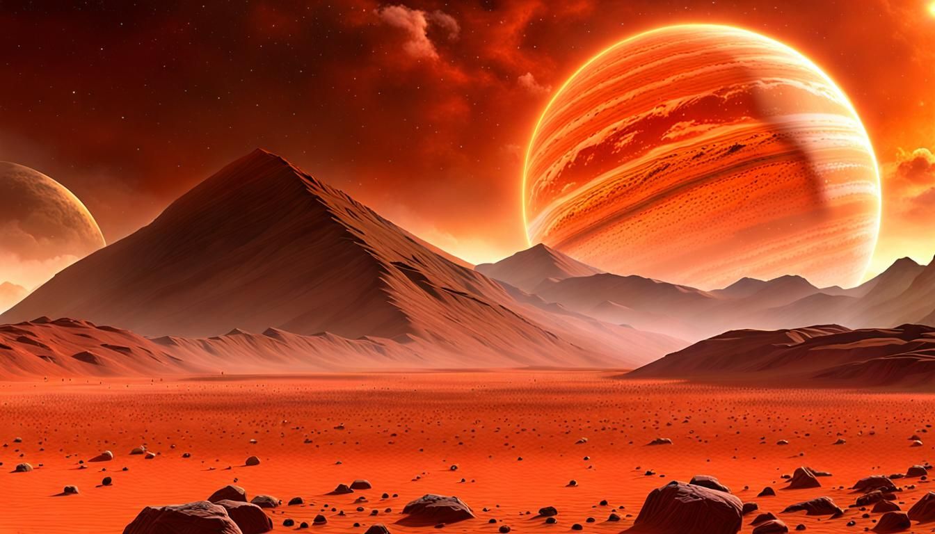 Proxima Centauri Planet: Desert Exoplanet Artwork
