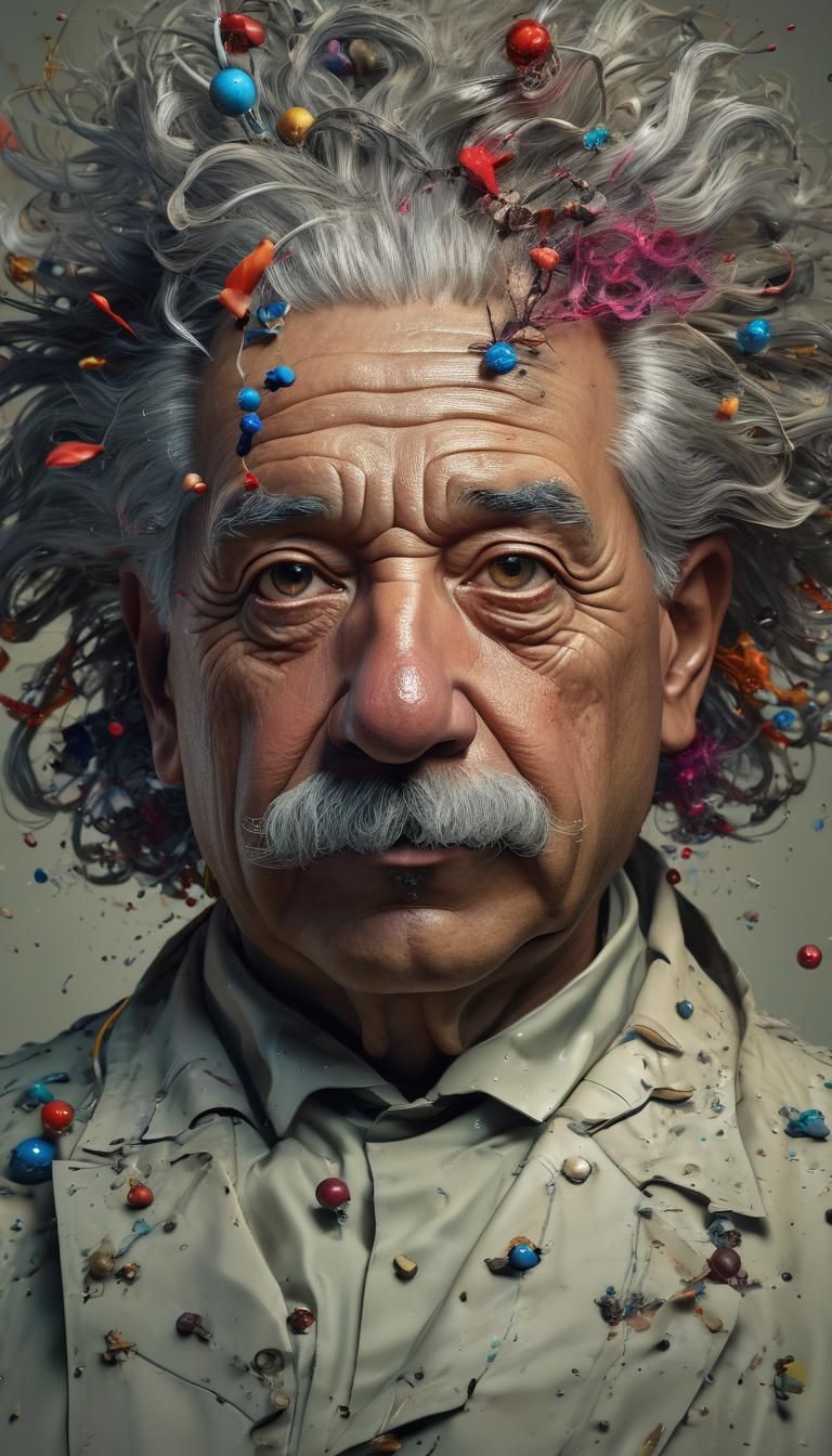Einstein's Mind Unleashes Quantum Realms in Stunning 8K Conc...