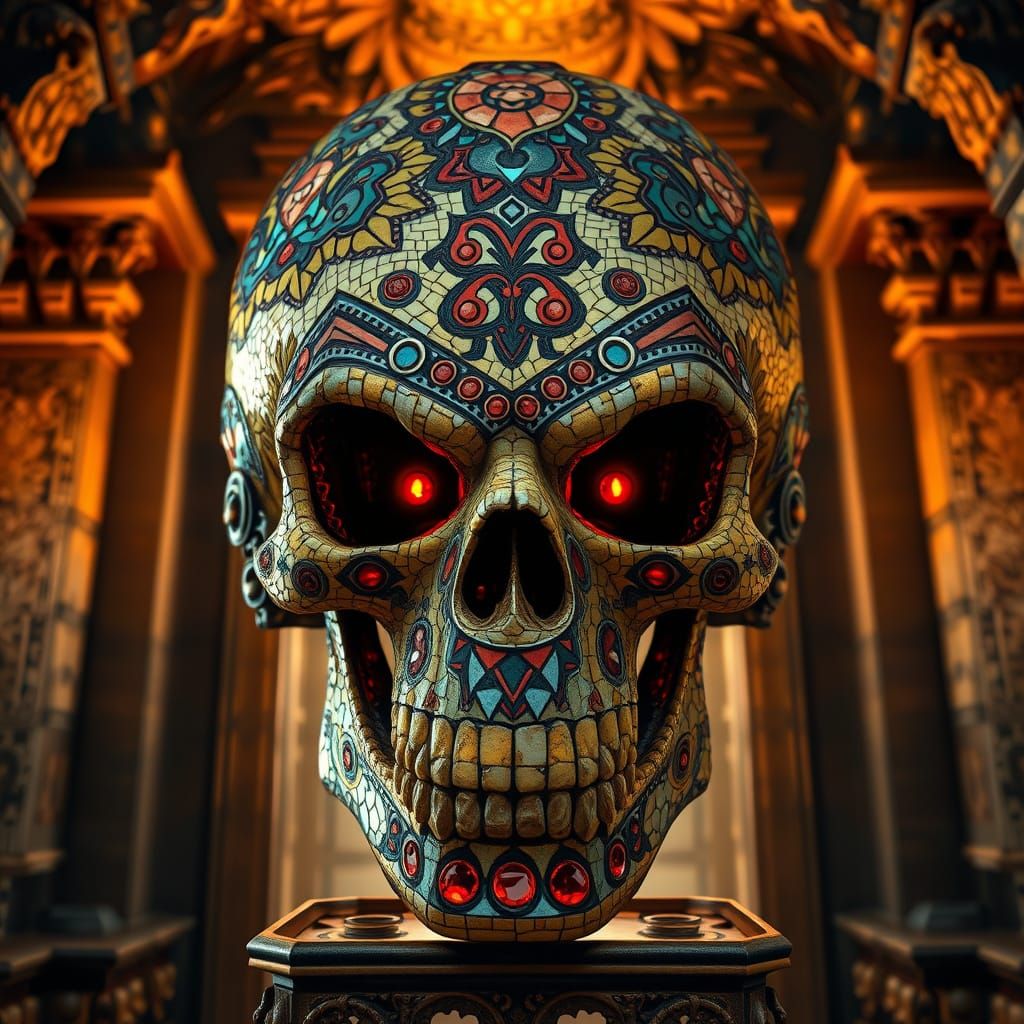 Mosaic Skull