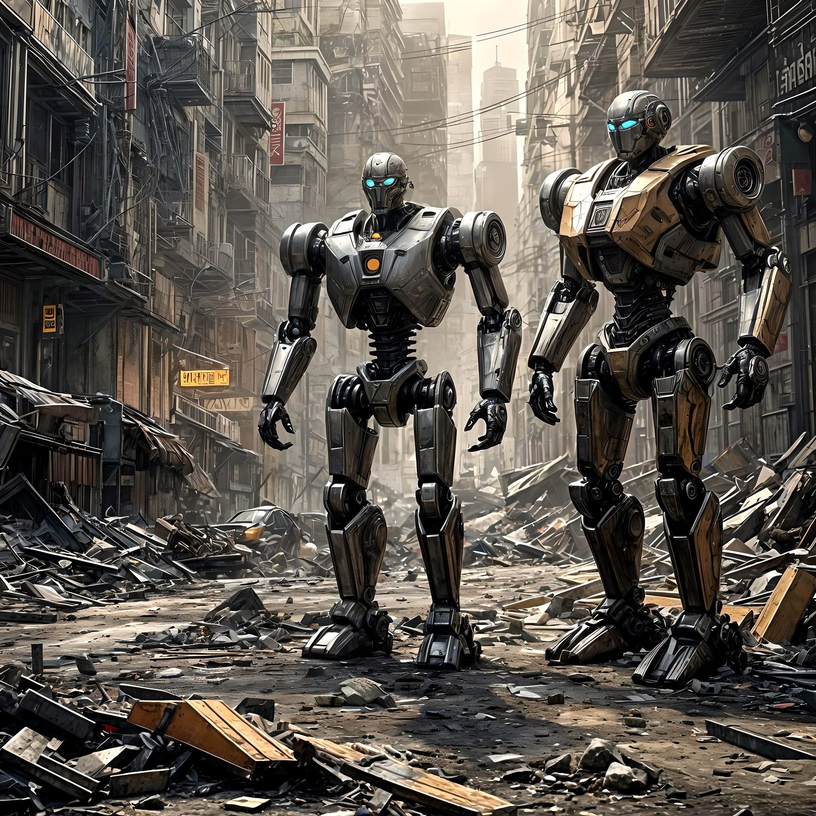 Victorious Robots in Post-Rebellion Aftermath