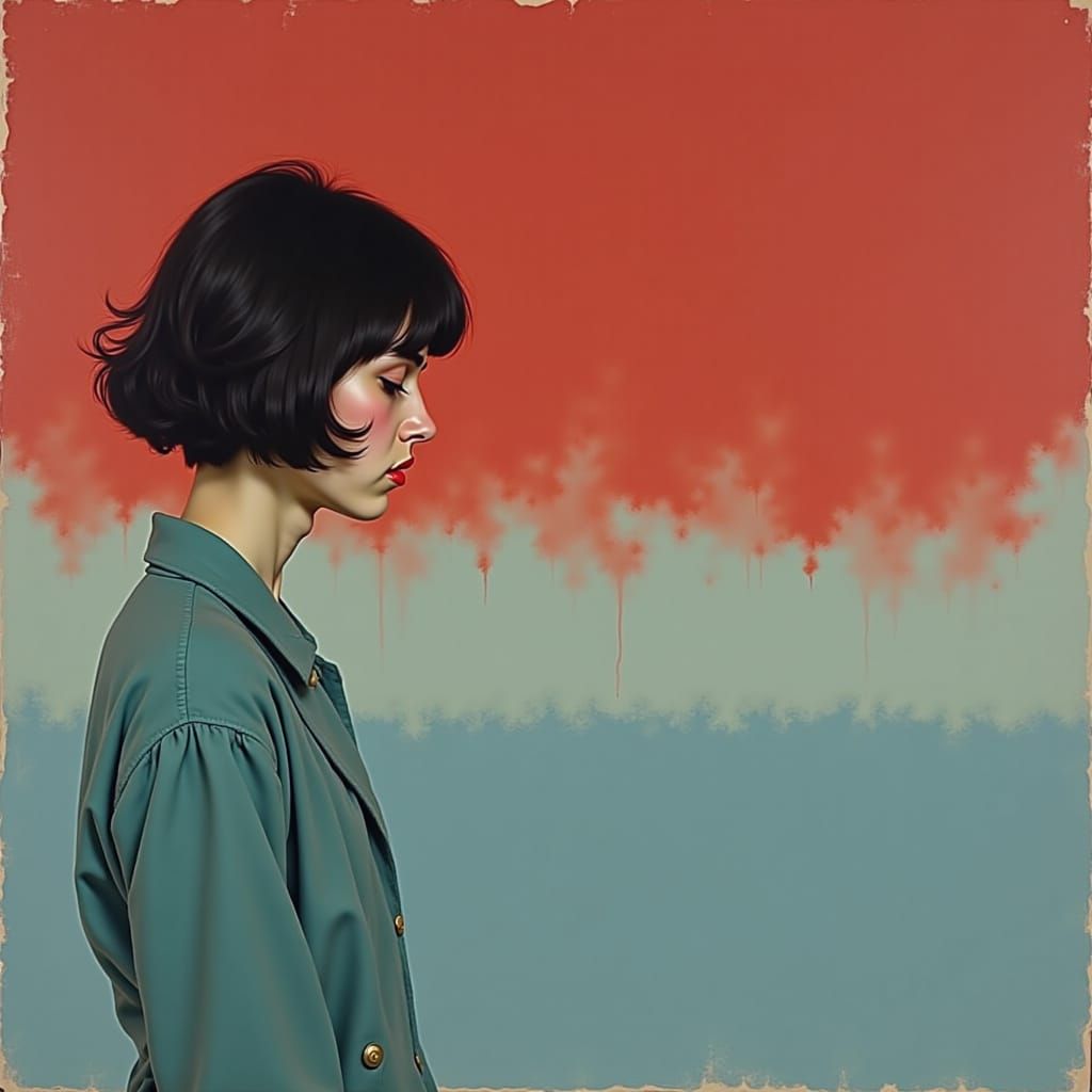 Vamp and Faerie Characters in Muted Colors