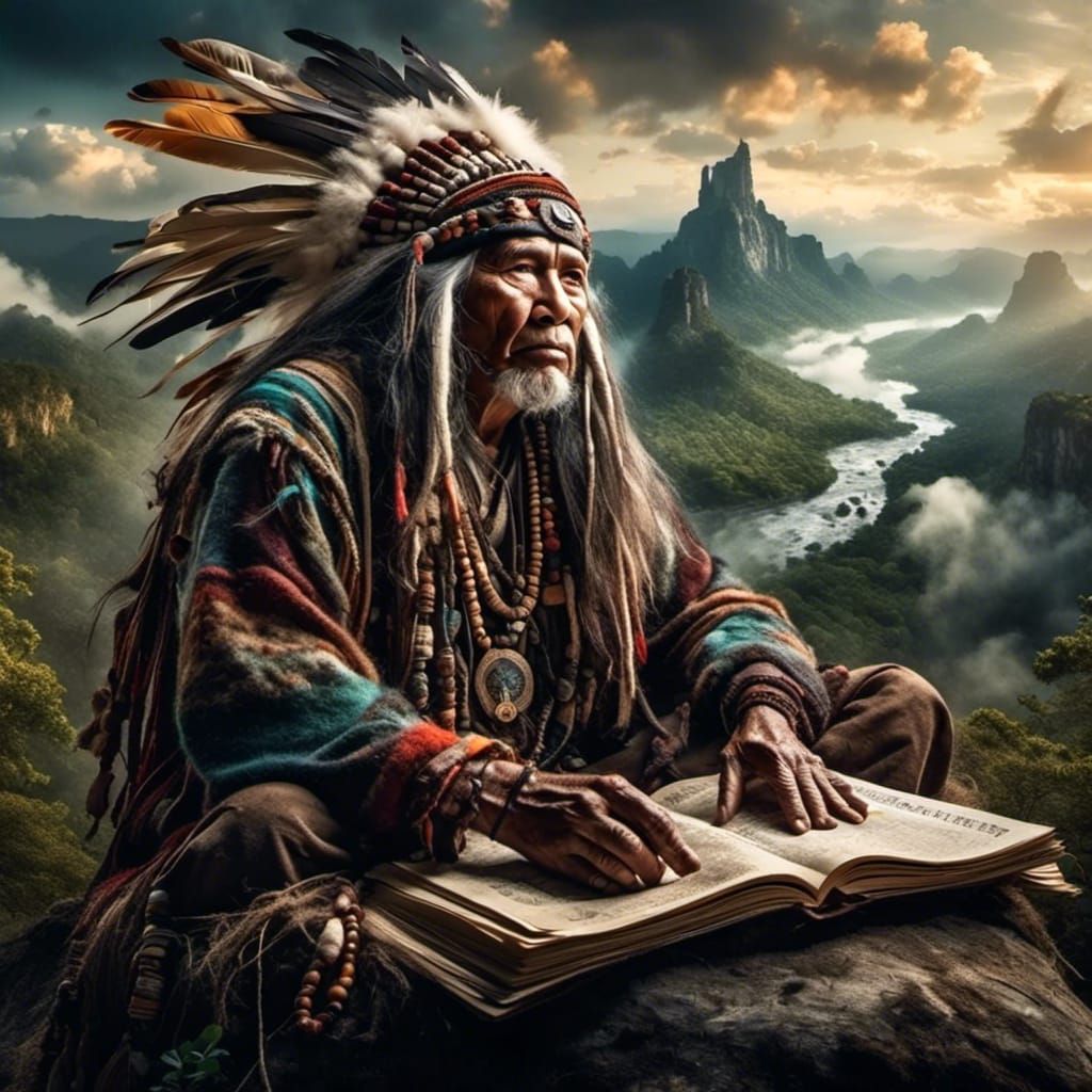 Don Juan Matus: Native American Shaman Concept Art