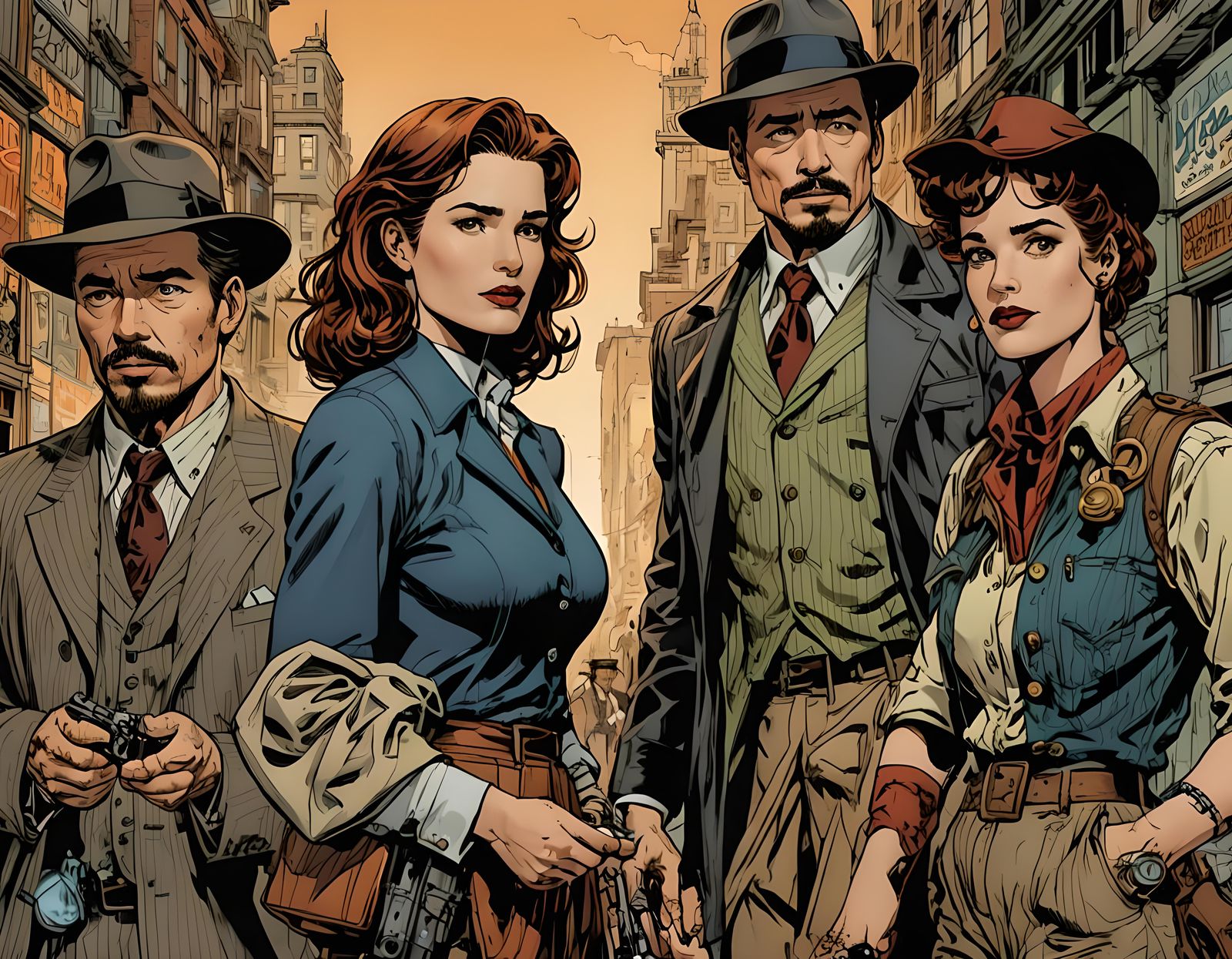 Arabian Desert Temple Comic Book Adventure