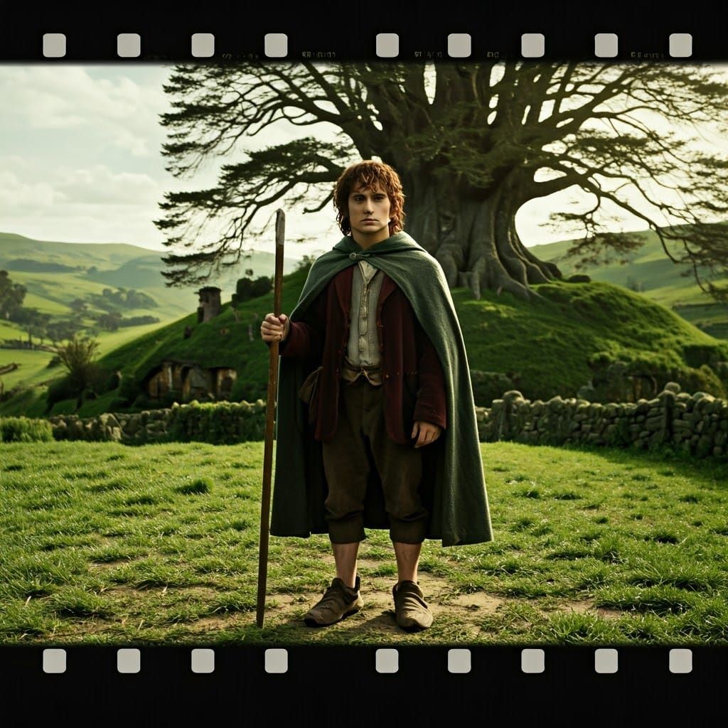 Frodo in the Shire, Cinematic 35mm Film