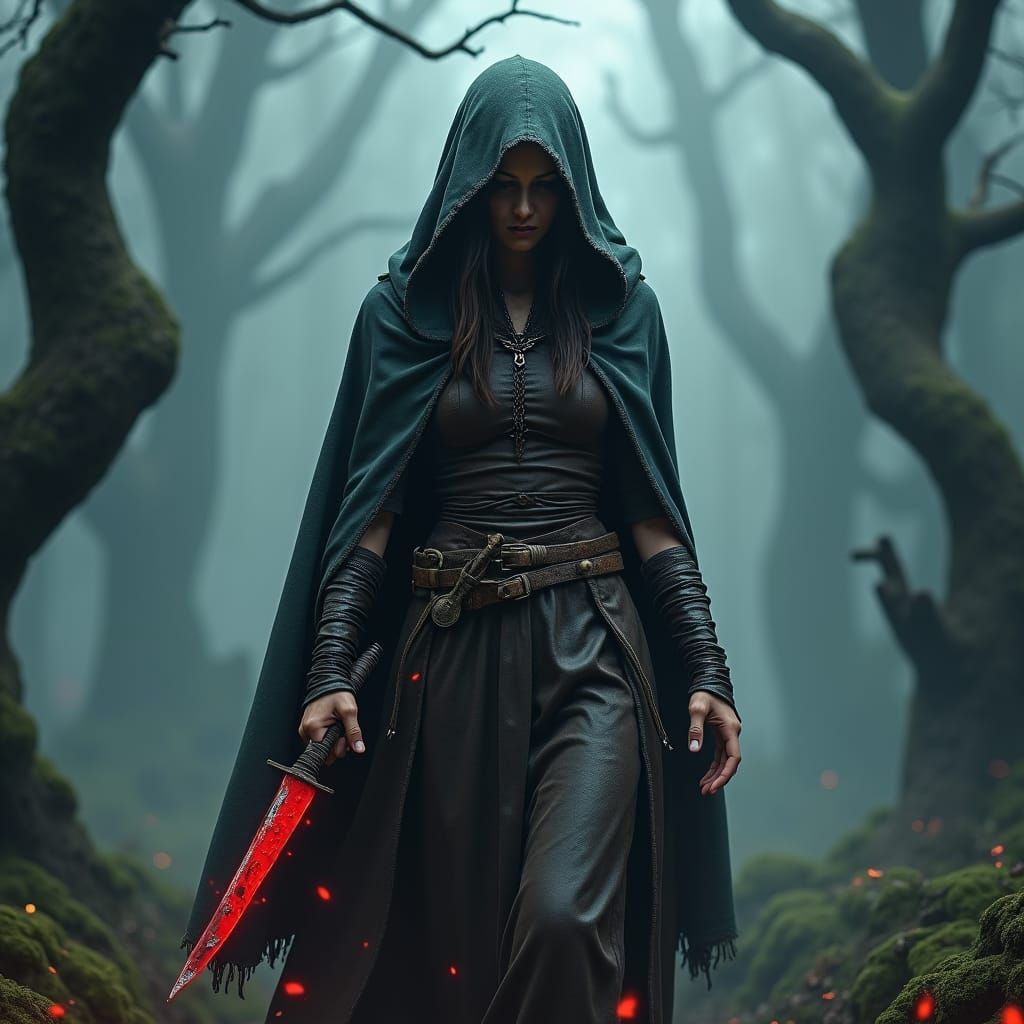 The Assassin's Sister: Mystical Forest Cover Art