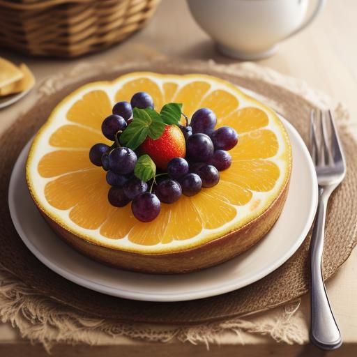 Impressionist Still Life Photograph of Fruit Basket