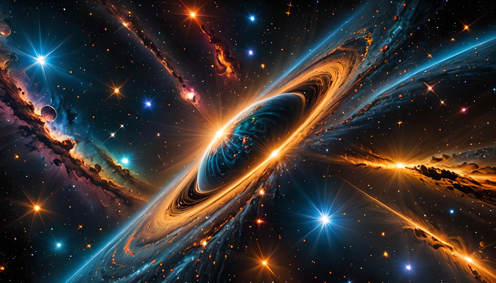 Mesmerizing Light Speed Through the Cosmos