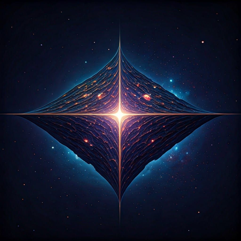 Celestial Geometry in Vibrant Hues