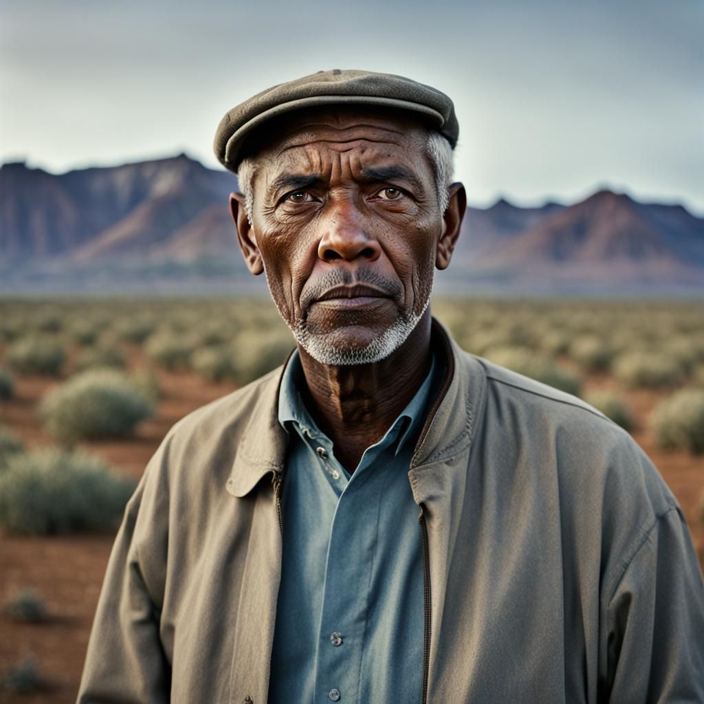 Professional Portrait in Natural Light, Sharp Focus