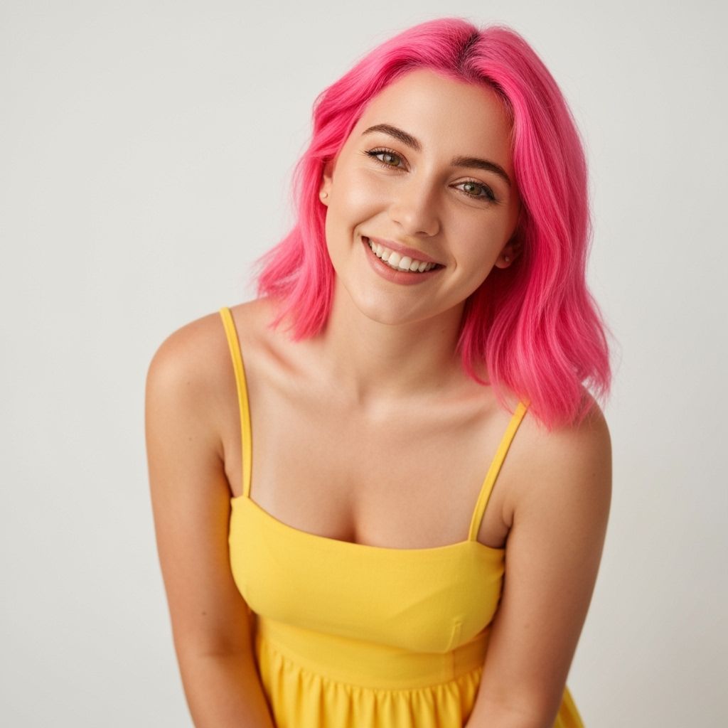 Vibrant VW Beetle on Tropical Beach at Golden Hour