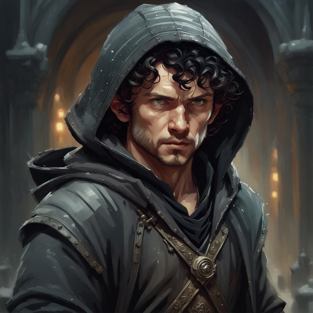 Menacing Halfling Portrait in Hyperrealistic Digital Art