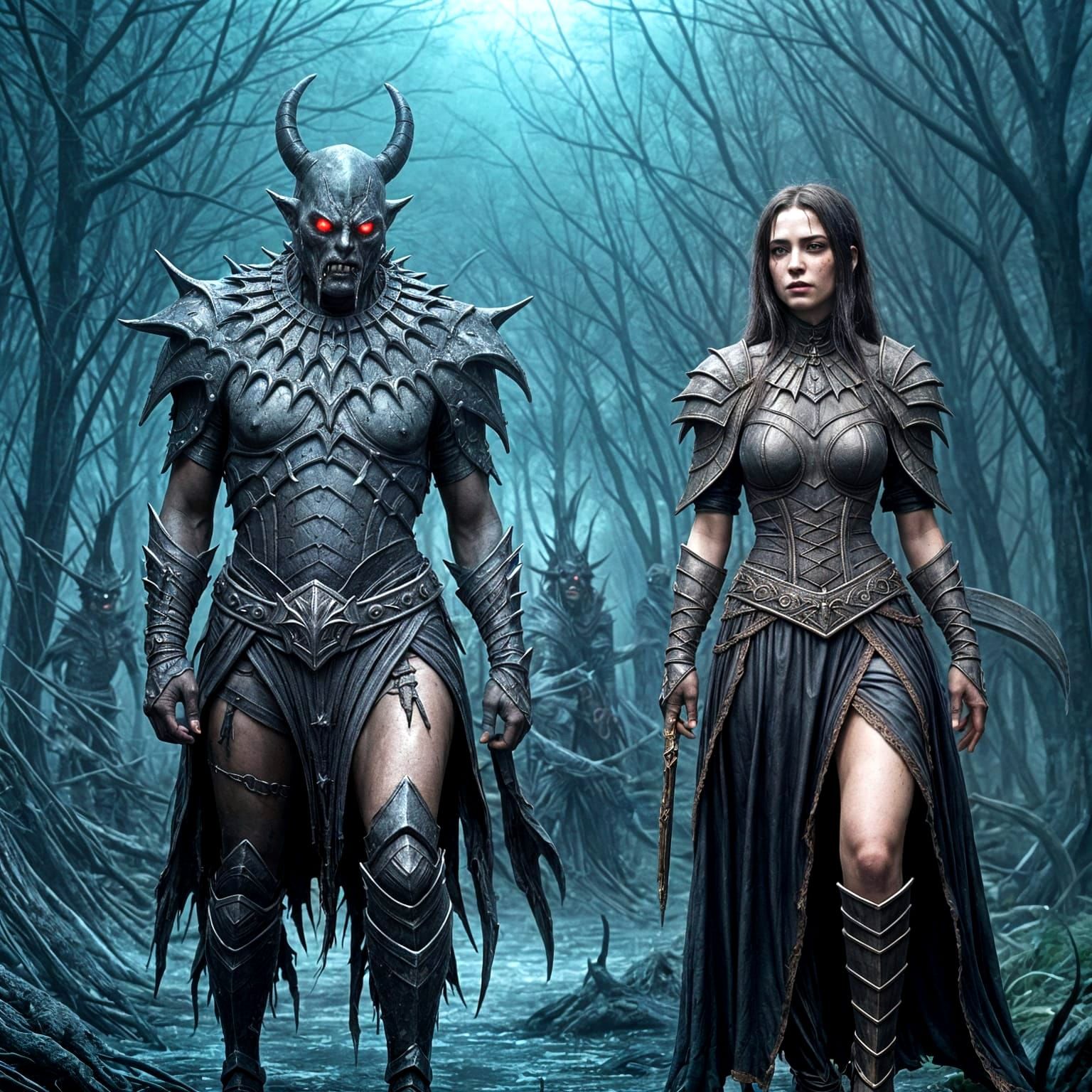 Horrific Creatures in a Dark Fantasy Realm