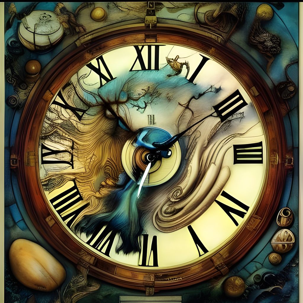 Surreal Clock of Time, Space and Reality