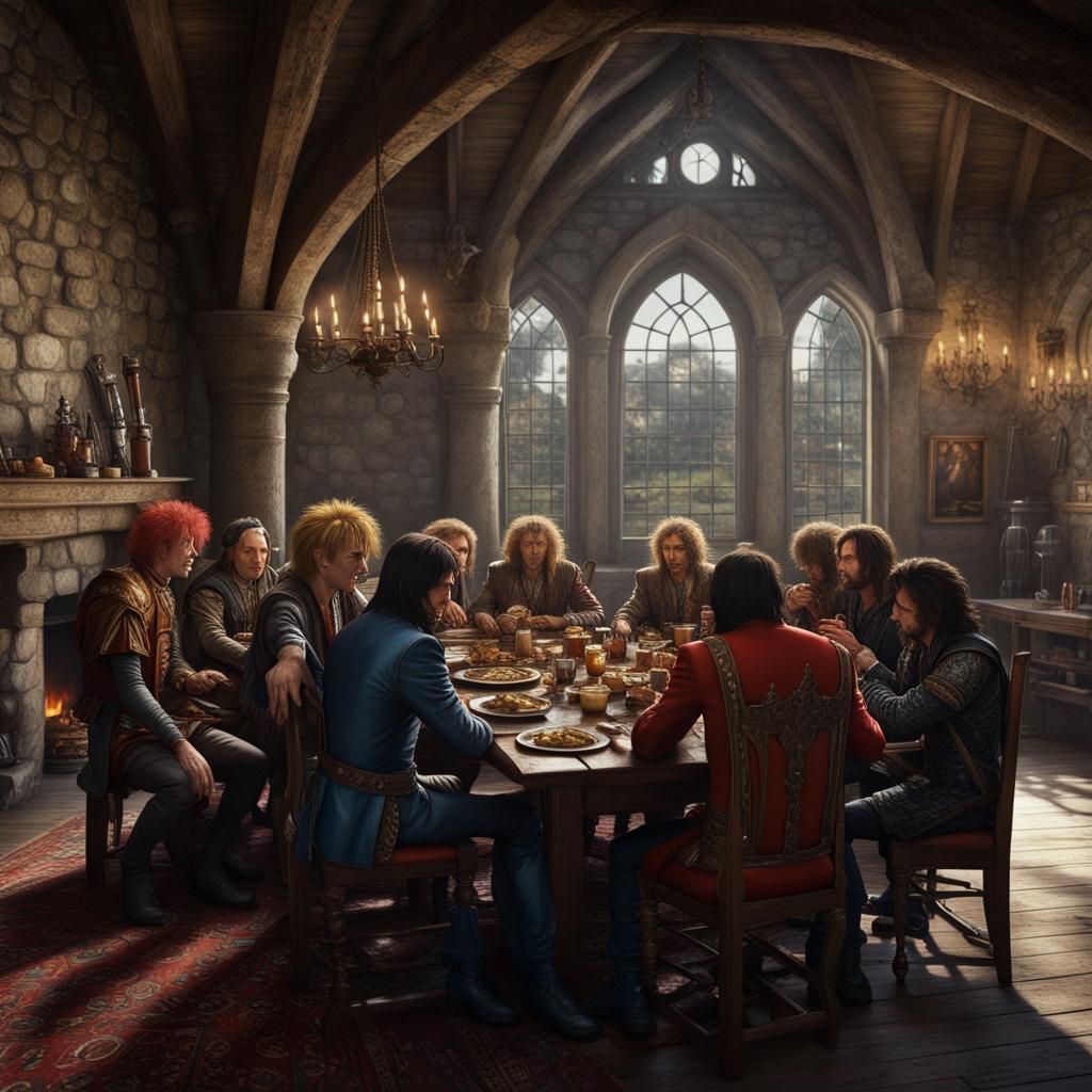 Rock Legends Feast in Medieval Castle Hall