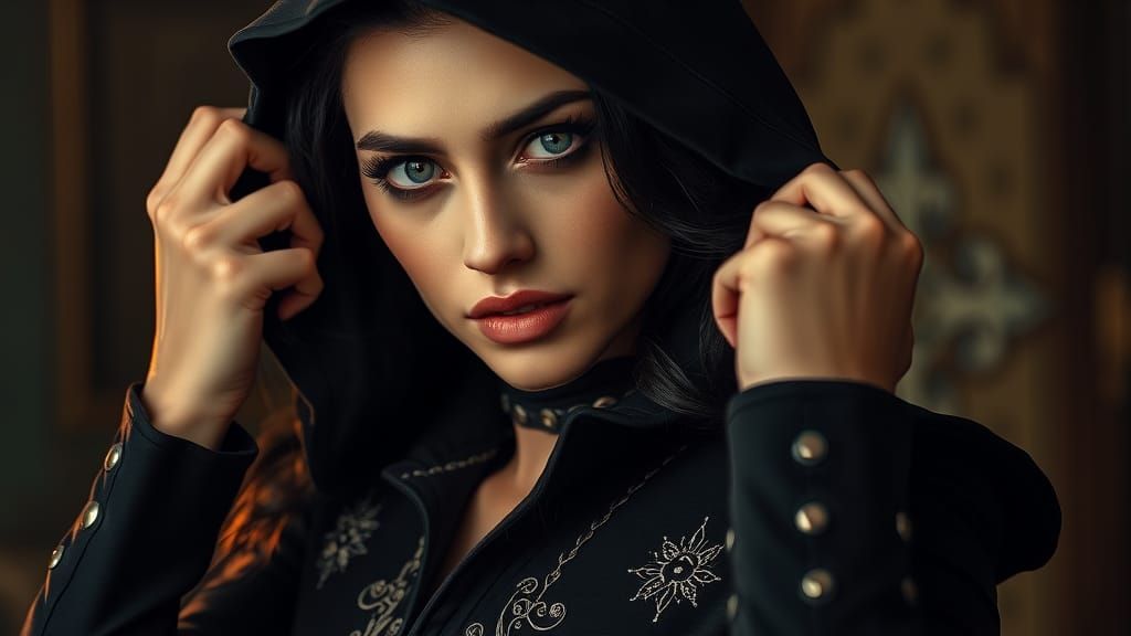 Beautiful Assassin Unveiling Her Face