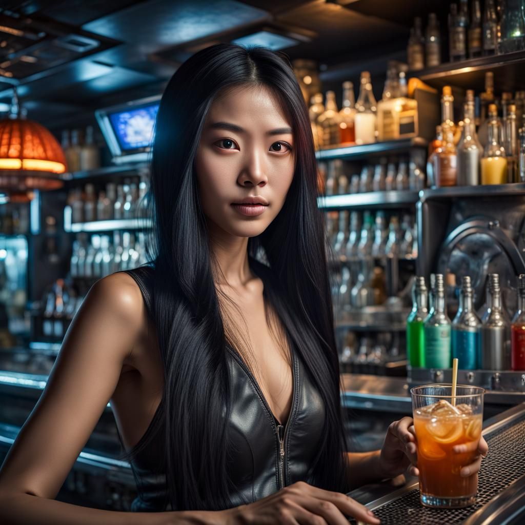 The barmaid
