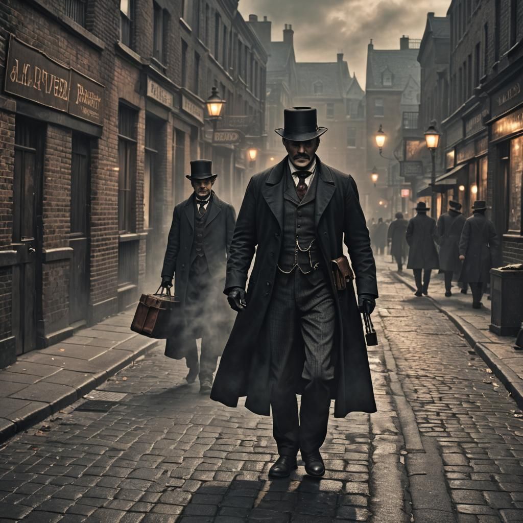 Jack the Ripper: Attorney in Hyperrealistic Style