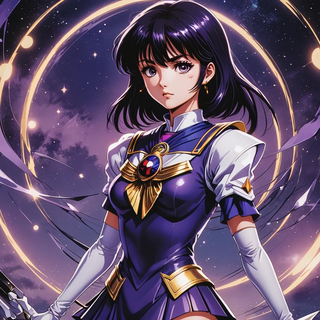 Sailor Saturn Anime Manga Scan