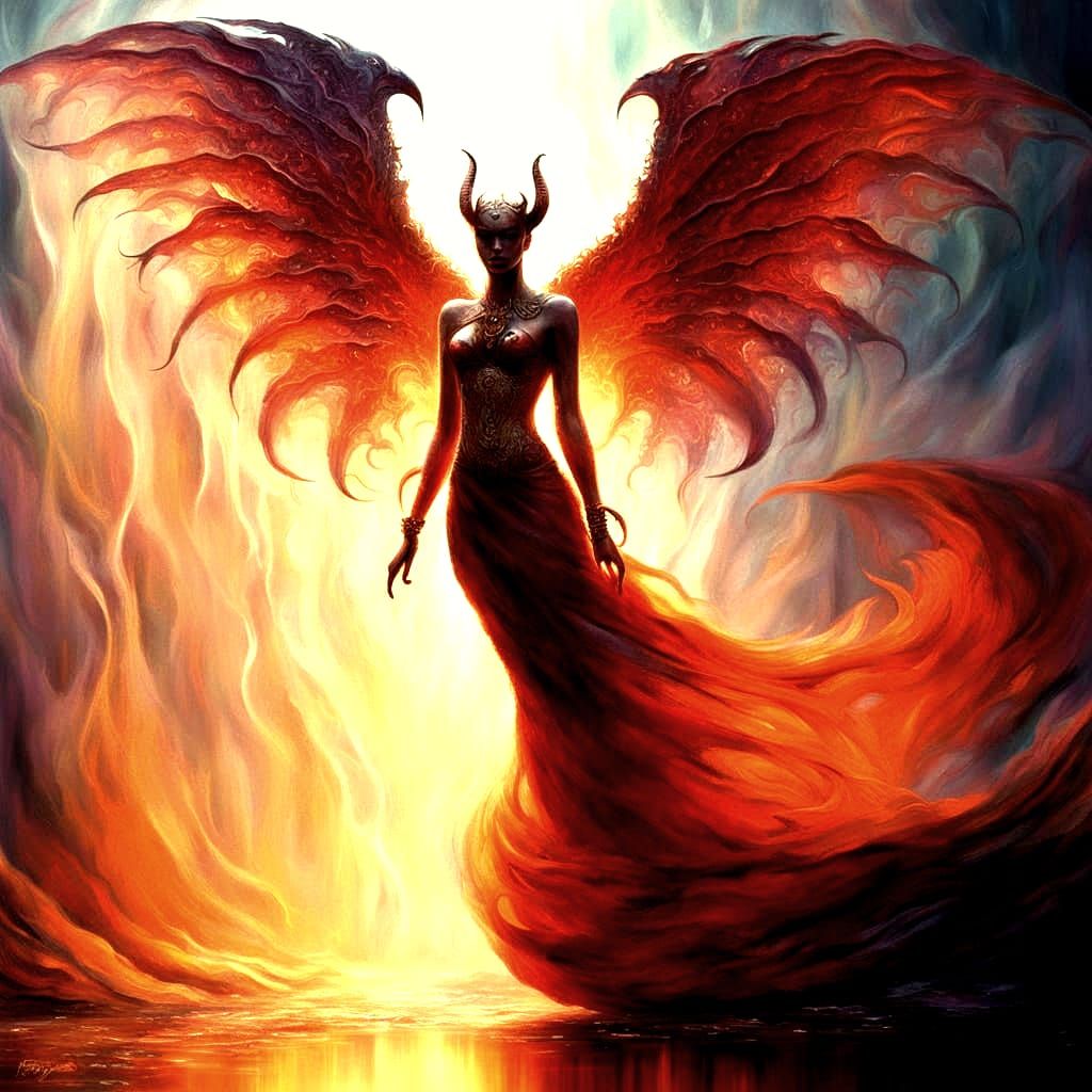 Ethereal Beauty Captured in Epic, Colorful Art