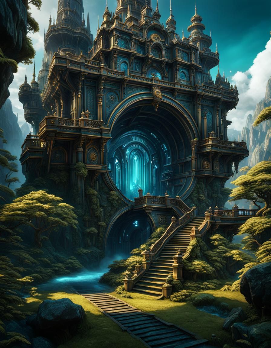 Artificial Intelligence in Detailed Matte Painting Style