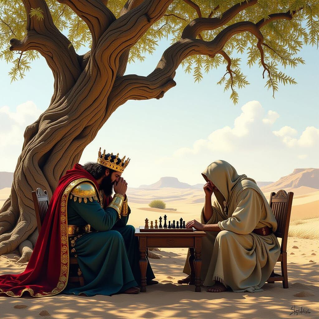 King Loses Kingdom Playing Chess Against Peasant