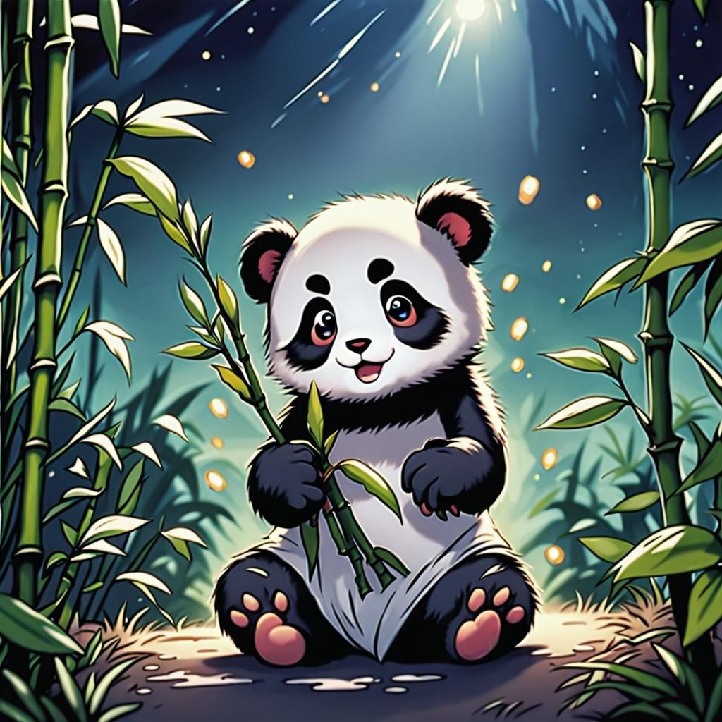 cute panda