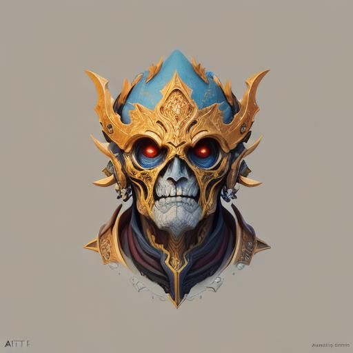 AI Tutor Mascot in Detailed Matte Painting