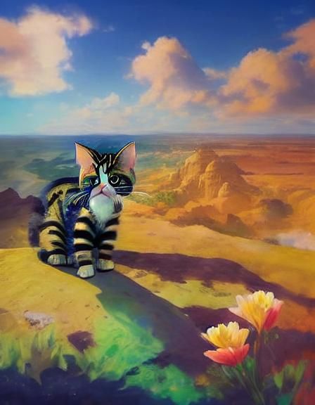 Double Exposure Portrait: Woman and Alien Planet