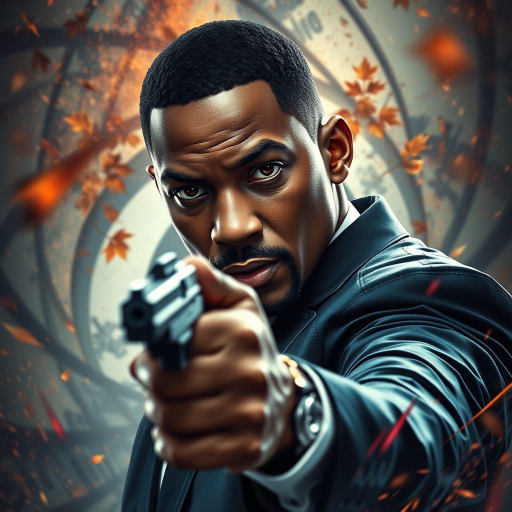 Will Smith as James Bond Movie Poster