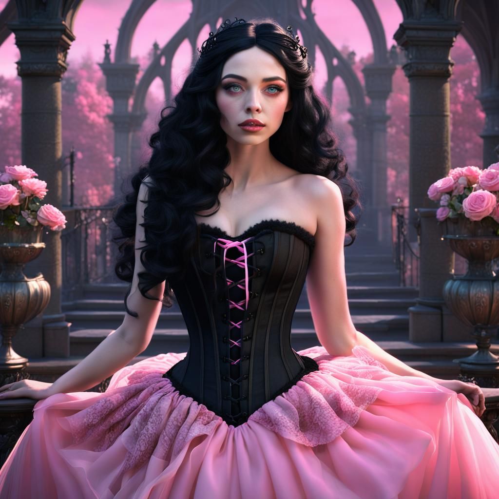 Gothic Aurora: A Twisted Fairytale Portrait