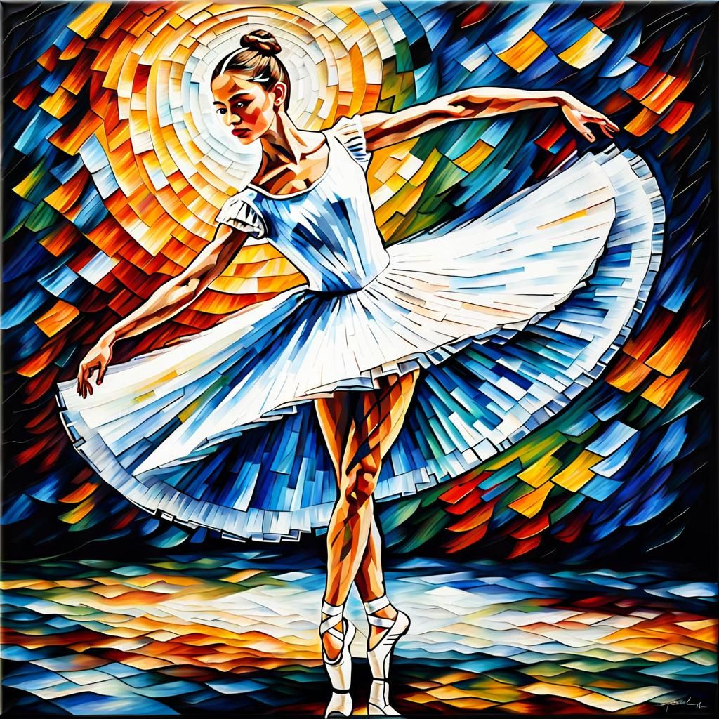 Ballerina Dancing: Art Nouveau, Impressionism, Expressionism