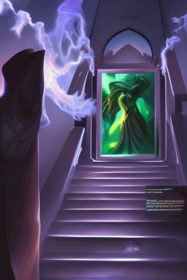 Angel of Death DJ in Hellscape: 3D Art